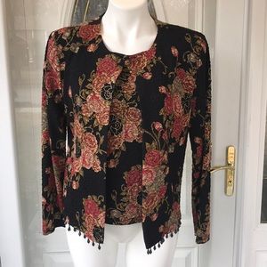 Dress Barn Tank and Matching Jacket Cover